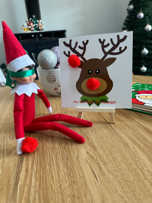 Pin the Nose on Rudolph