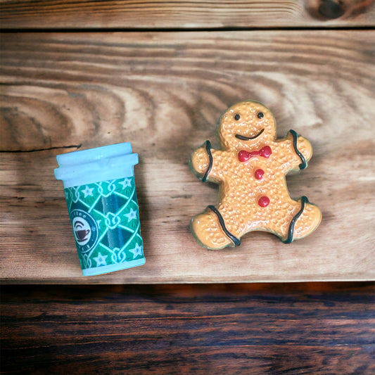Mini Coffee & Gingerbread Person