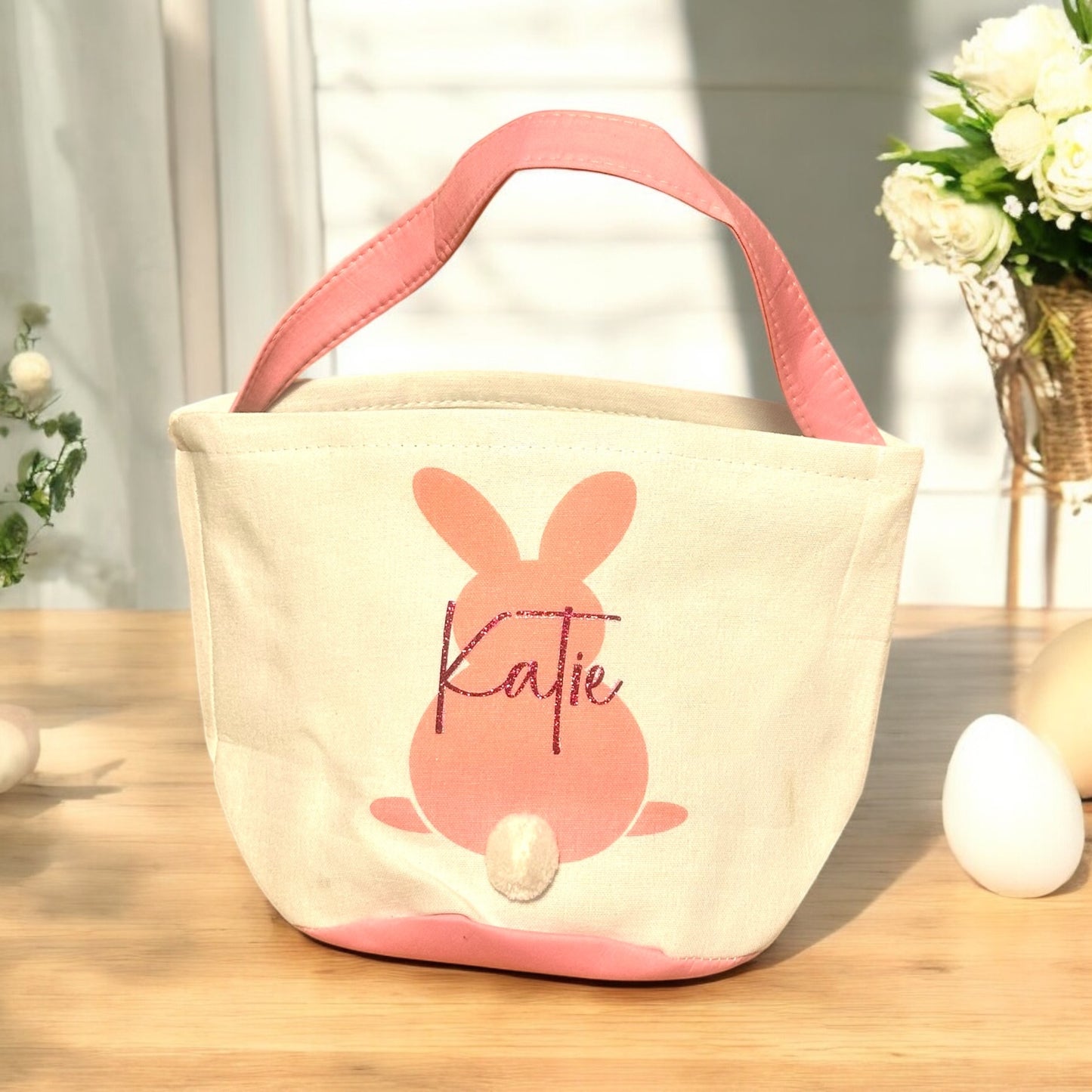Fluffy Tail Easter Egg Hunter Bag