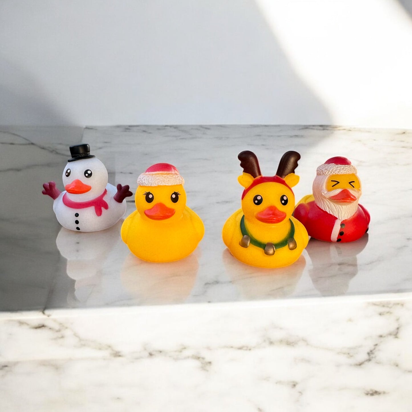 Christmas Rubber Duck - 4 packs - various styles