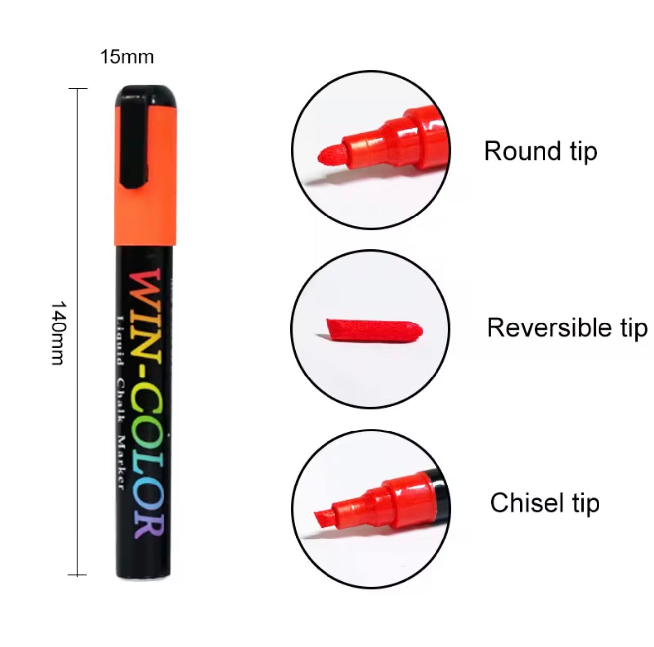 Liquid Chalk Pen - Available Red and Green