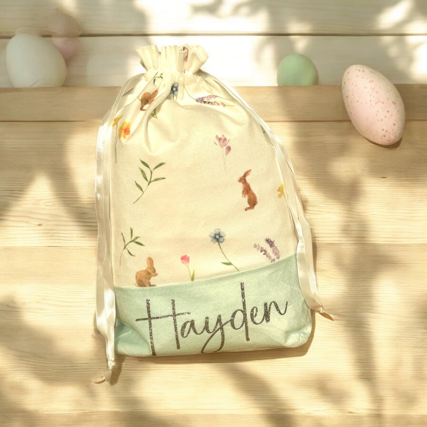 Easter Bunny Bags with Drawstring