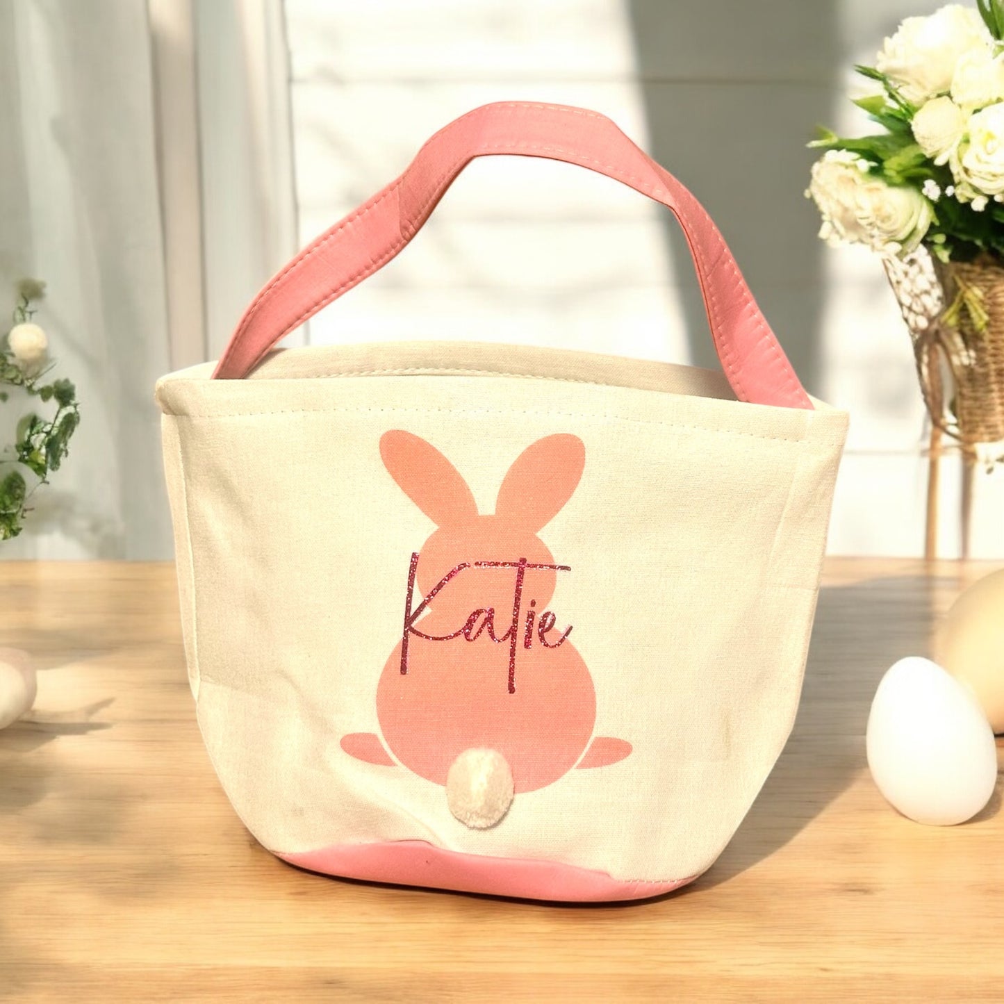 Fluffy Tail Easter Egg Hunter Bag