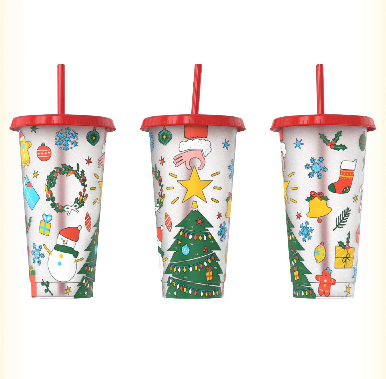 Christmas Tree Colour Change Christmas Tumbler