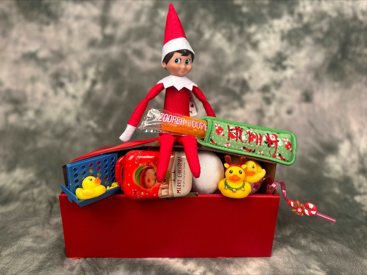 Stackable Boxes Elf For the Love of Elf - Props to pair with Elf on the Shelf