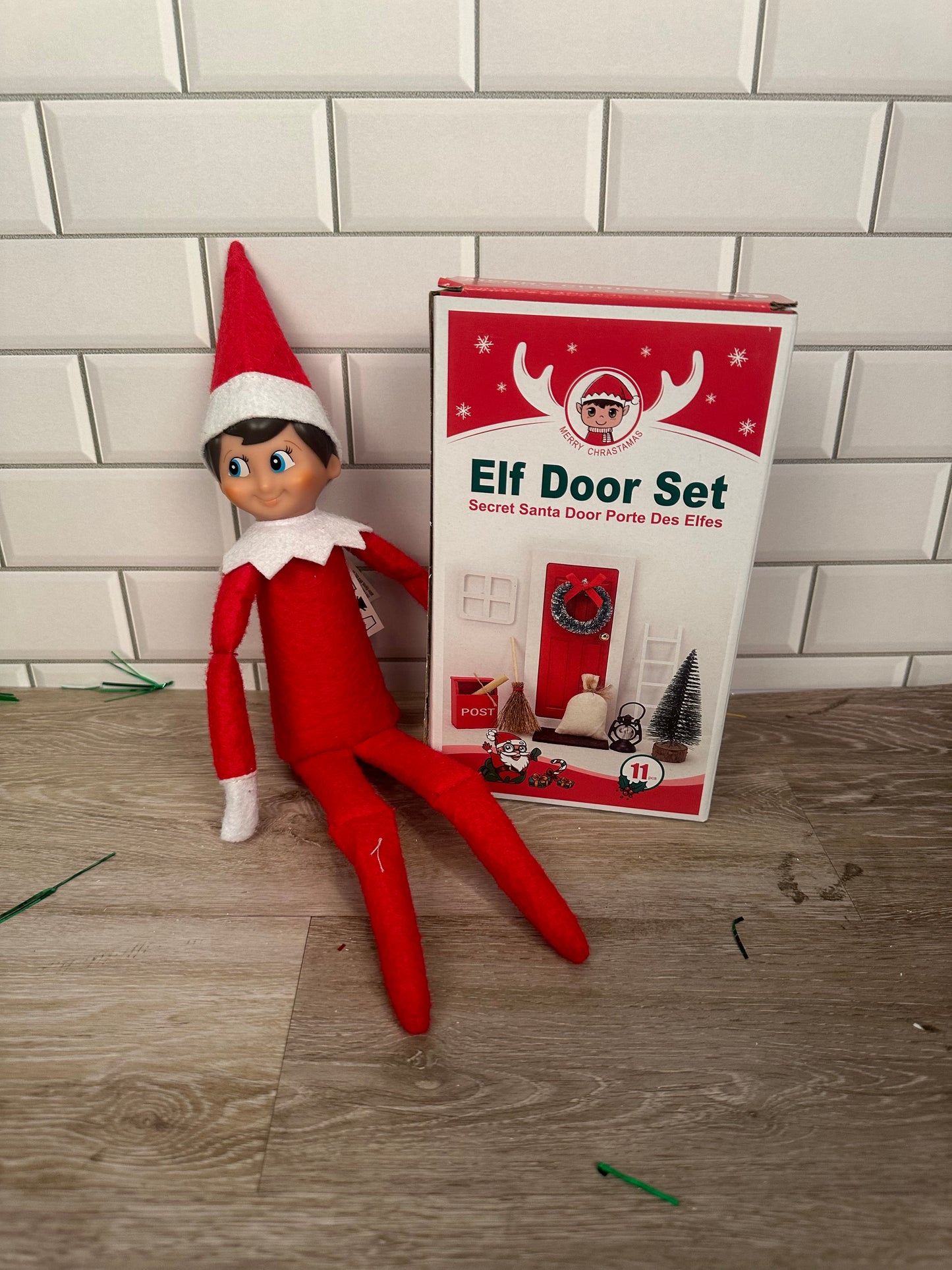 Red Elf Door Set